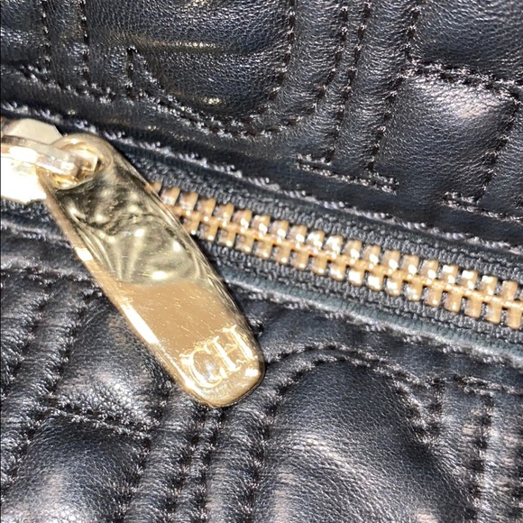 Carolina Herrera shoulder lamb skirt leather bag - Picture 8 of 10